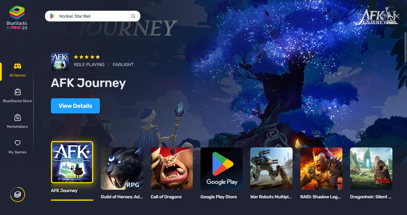 Bluestacks Homepage